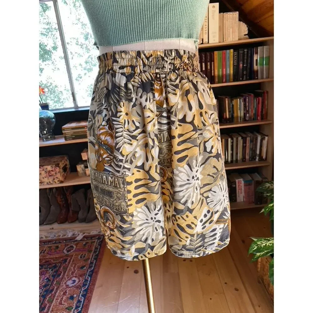 Boxer Shorts Leafy Tropical Print - Picture 8 of 8